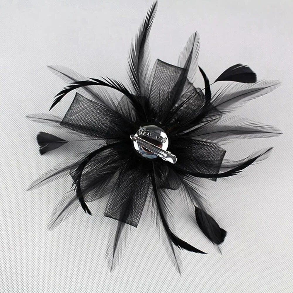 Women's Fascinator Hat Vintage 20s Style Headpiece for Wedding Derby Party